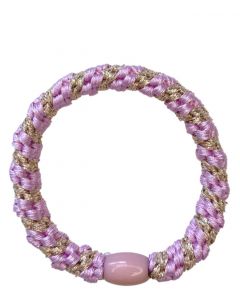 JA-NI Hair Accessories - Hair elastics, The Light Purple & Gold Glitter